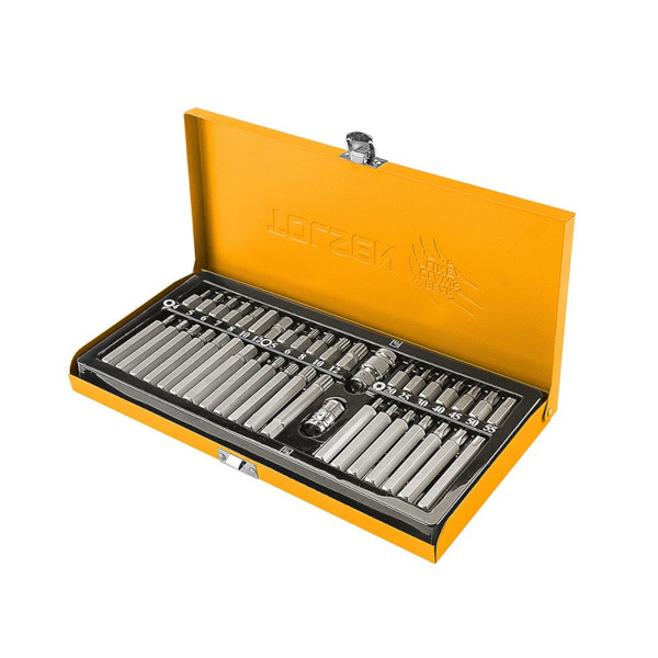 Tolsen Screwdriver Bit Set in Metal Case 40-Piece