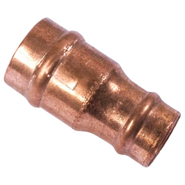 Solder Ring Fittings, Reducing Connectors 22mm to 15mm (10 Pack)