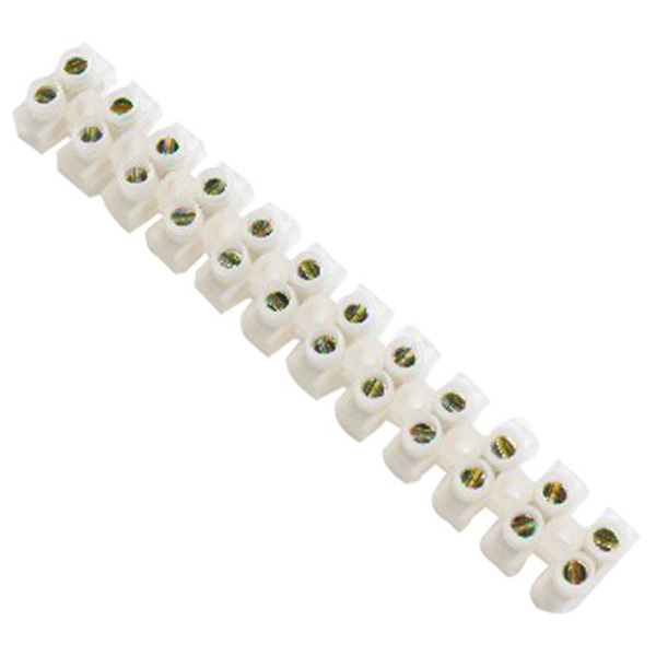 12-Way Terminal/ Connector Strips, 3 Amp (2 Piece x 12)