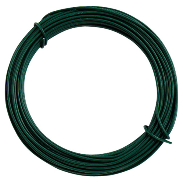 Green Plastic Coated Garden Wire 2.0mm x 15 Metres