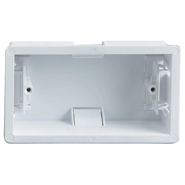 2-Gang Drywall Lining Box, 45mm Deep