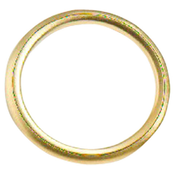 Curtain Rings, Brassed Metal (Internal Diameter 16mm) (6 Pack)