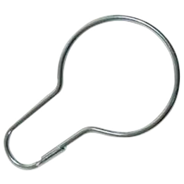 Shower Curtain Rings, Chromed Metal (10 Pack)