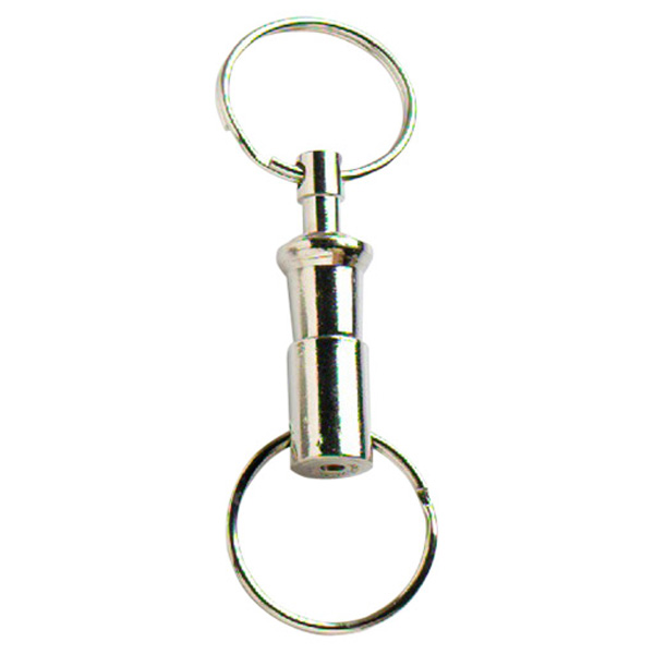 Pull-Apart Key Ring, Nickel Plated